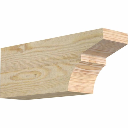 Ekena Millwork Monterey Rough Sawn Rafter Tail, Douglas Fir, 4"W x 6"H x 16"L RFT04X06X16MON00RDF